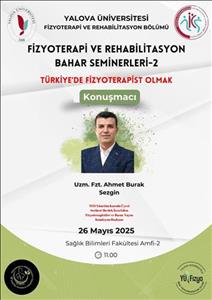 Fizyoterapi ve Rehabilitasyon Bahar Seminerleri-2 